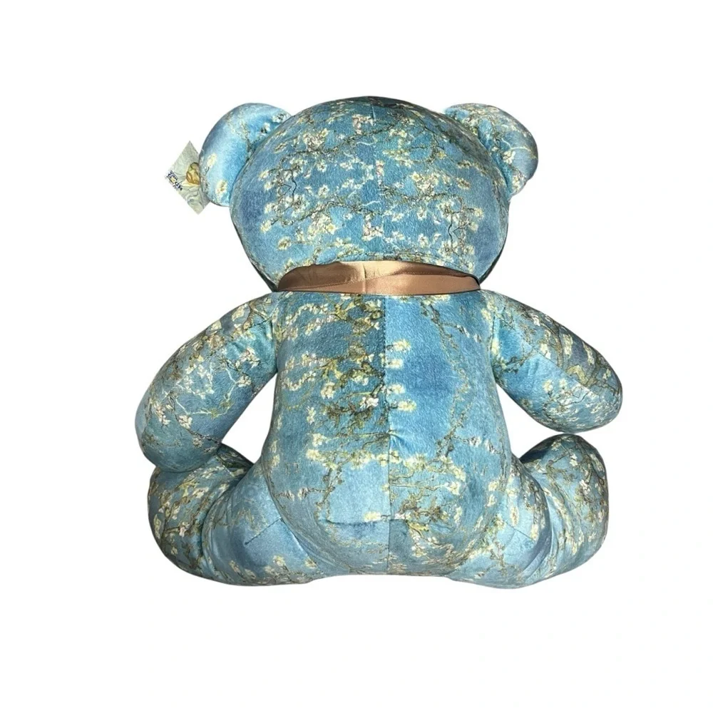 NWT Van Gogh Immersive Exhibition Blue Teddy Bear Almond Blossoms Plush